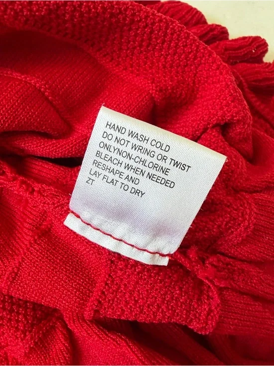 MUSE BY MARCHESA Calla Knitted Lycra Mock Neck Layered Tiered Ruffle Dress XS - Picture 7 of 10